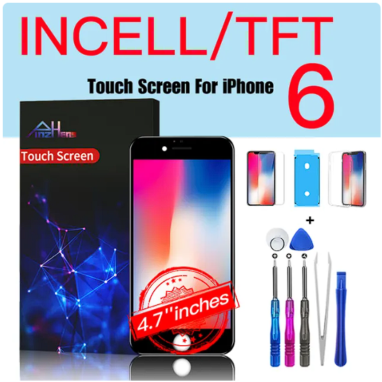Pantalla Compatible de Alta Calidad para iPhone+Herramientas y Protector