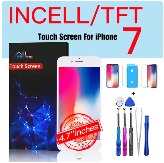 Pantalla Compatible de Alta Calidad para iPhone+Herramientas y Protector