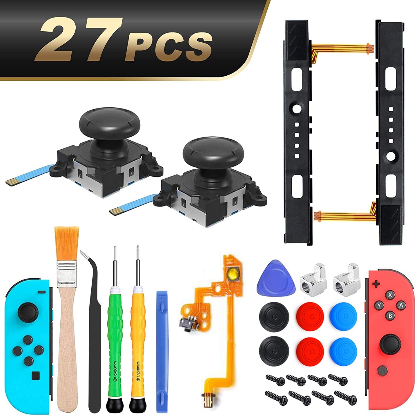Pack de Joystick y Herramientas para Reparación Nintendo Switch Joycon