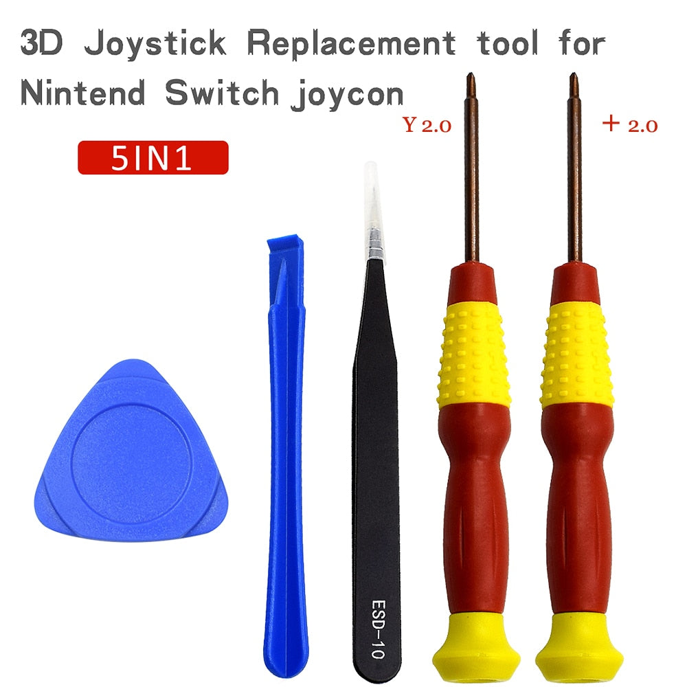 Pack de Joystick y Herramientas para Reparación Nintendo Switch Joycon