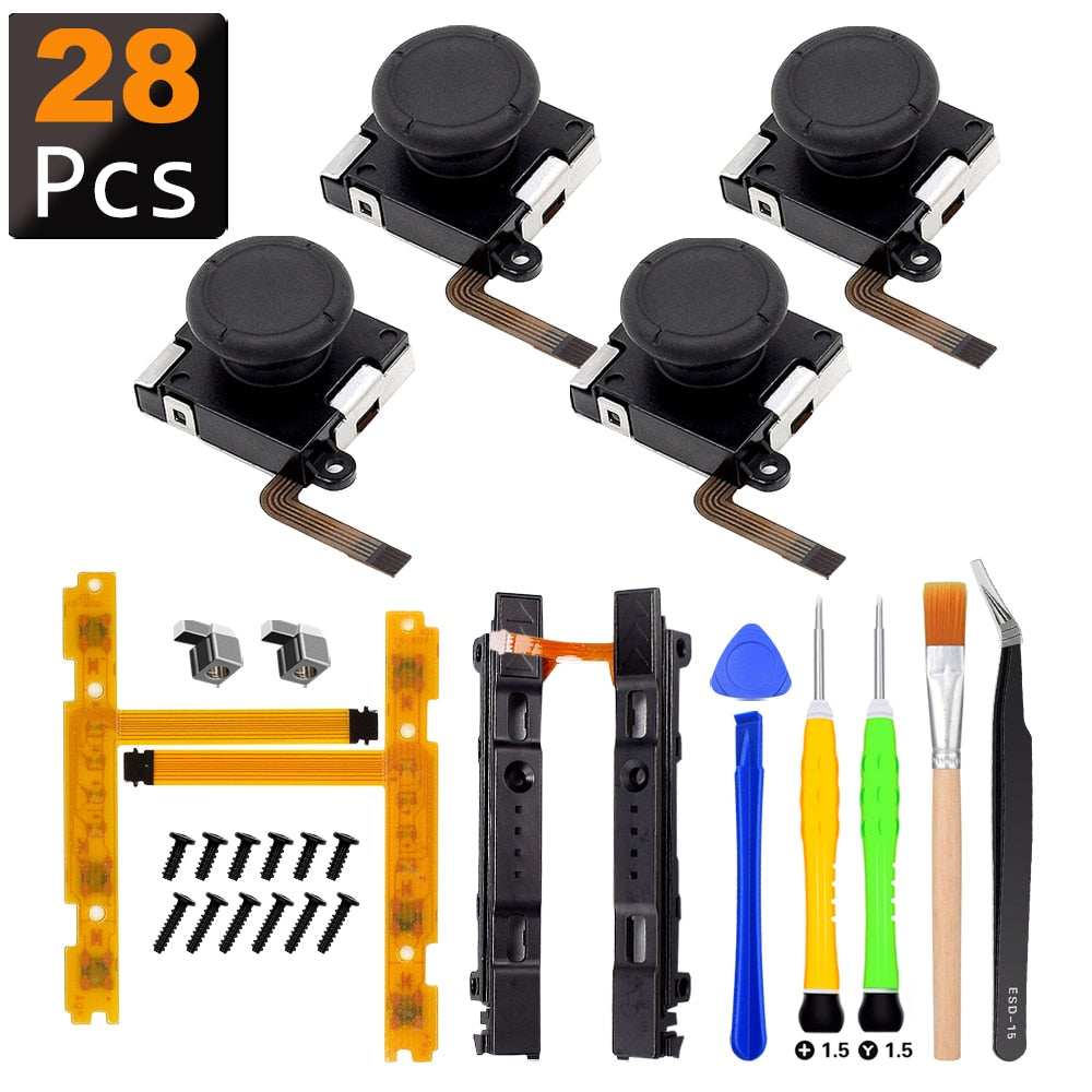 Pack de Joystick y Herramientas para Reparación Nintendo Switch Joycon