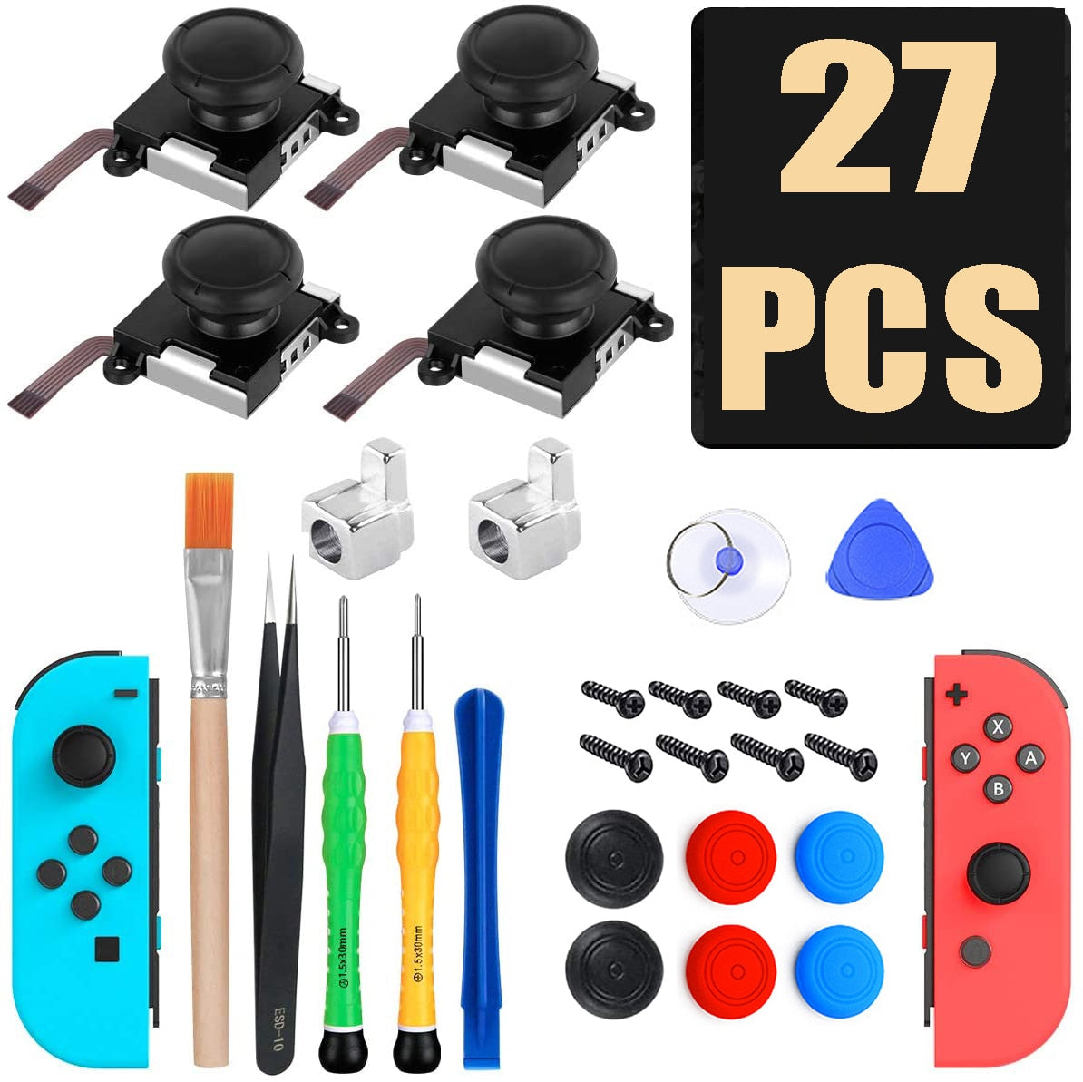 Pack de Joystick y Herramientas para Reparación Nintendo Switch Joycon