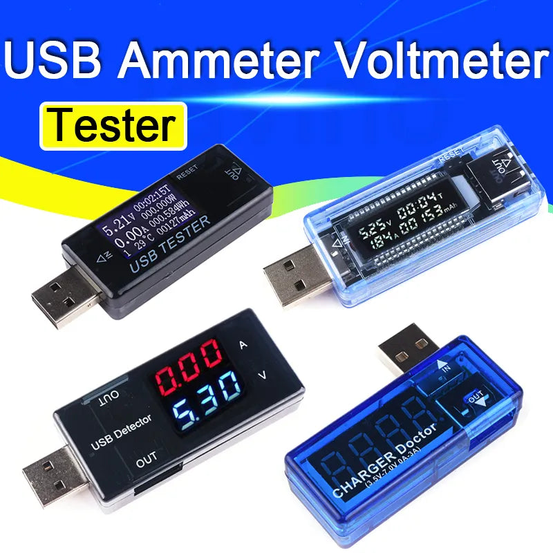 USB Tester-Probador de voltaje y Funcionamiento( Mandos-Teléfonos-Tablet)
