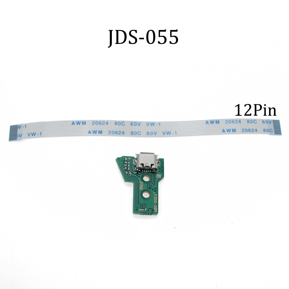Flex de Carga Completo para mando PS4 modelos: 12Pin 14Pin JDS 001 011 030 040 055