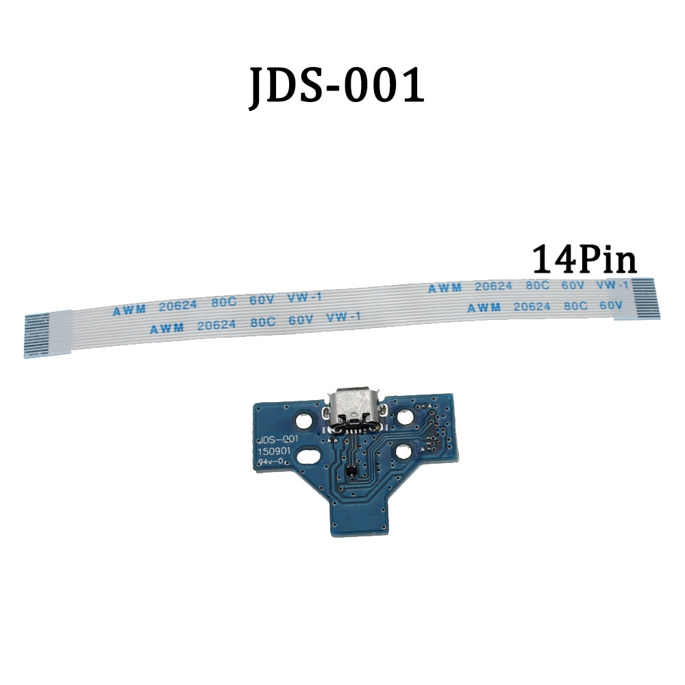 Flex de Carga Completo para mando PS4 modelos: 12Pin 14Pin JDS 001 011 030 040 055