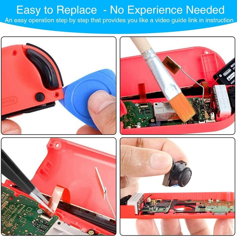 Pack de Joystick y Herramientas para Reparación Nintendo Switch Joycon