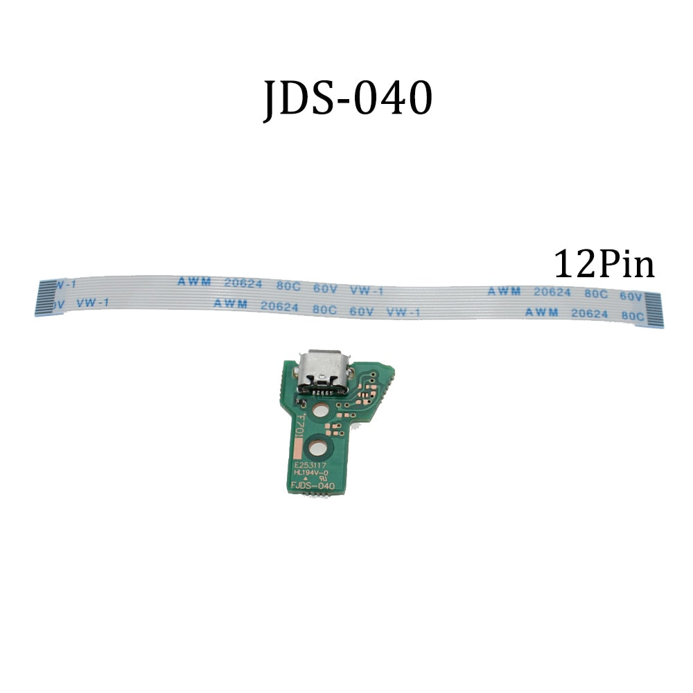 Flex de Carga Completo para mando PS4 modelos: 12Pin 14Pin JDS 001 011 030 040 055