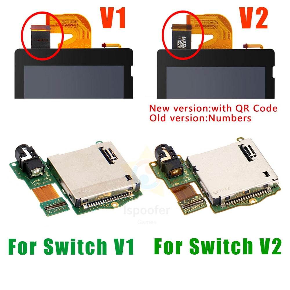 Recambio Lector de Cartuchos (Juegos) para Nintendo Switch V1 y V2