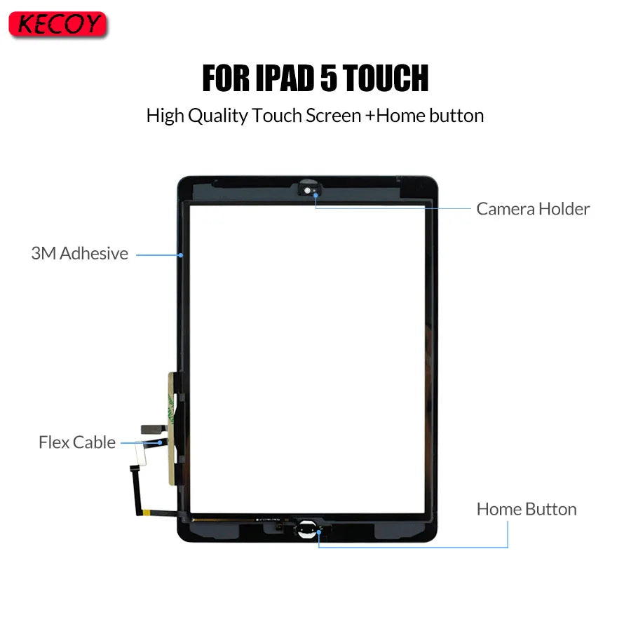 1Pcs Táctil+Herramientas para iPad Air 1 A1474-A1475-A1476