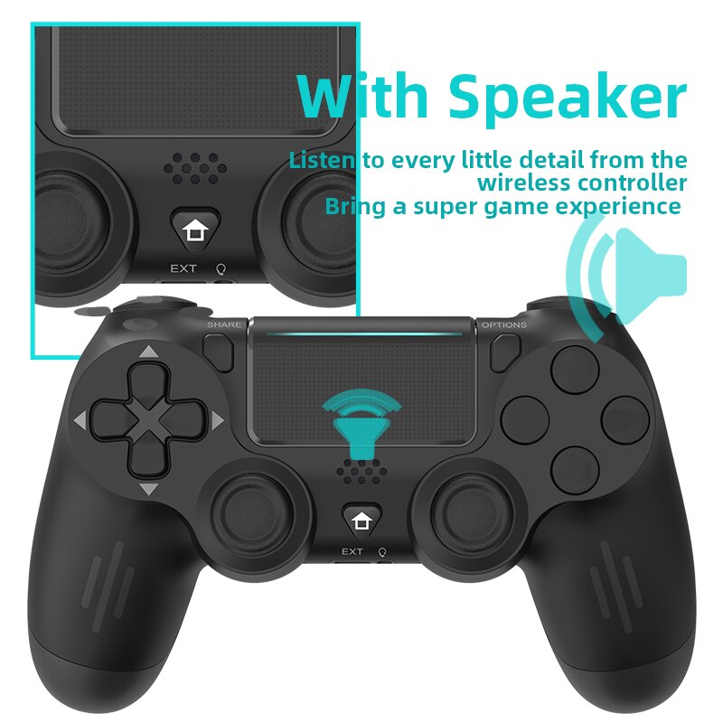 Mando Compatible para Consola Sony PS4-PC-Moviles Inalámbrico Wireless y de Cable