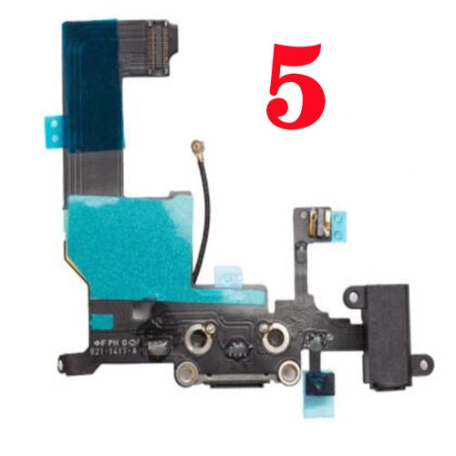 Flex de Carga para IPhone 5 5S 5C SE 6 6S 7 8 Plus X XS XR Max-1PCS