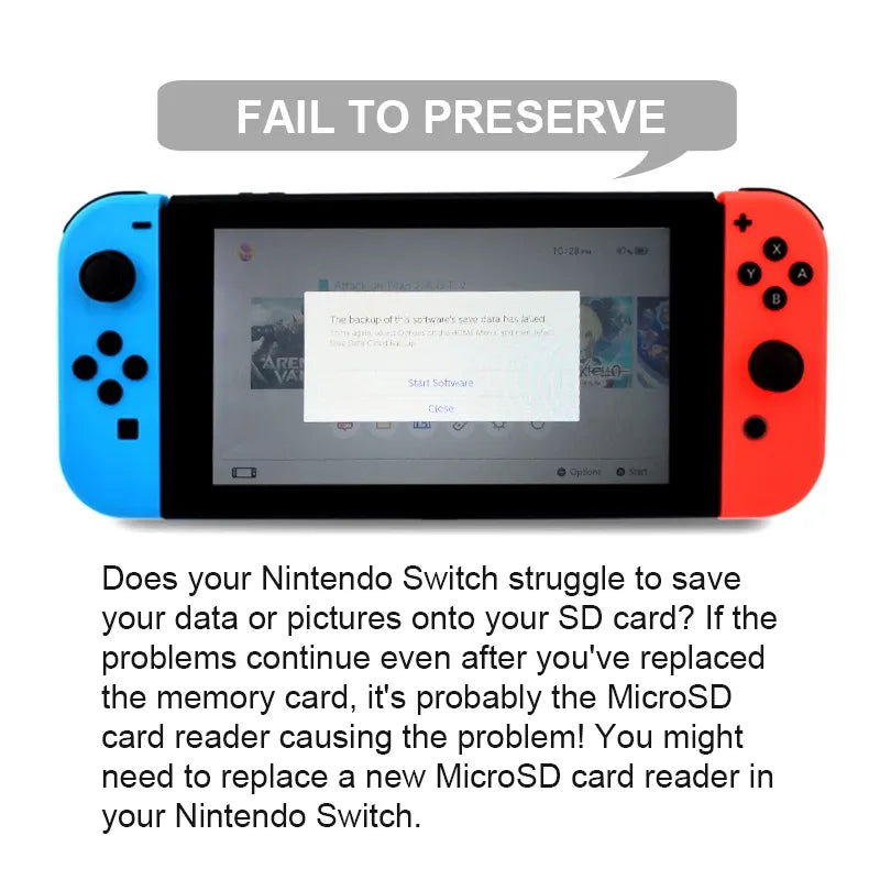 Lector de Tarjetas Micro SD para Nintendo Switch+Herramientas