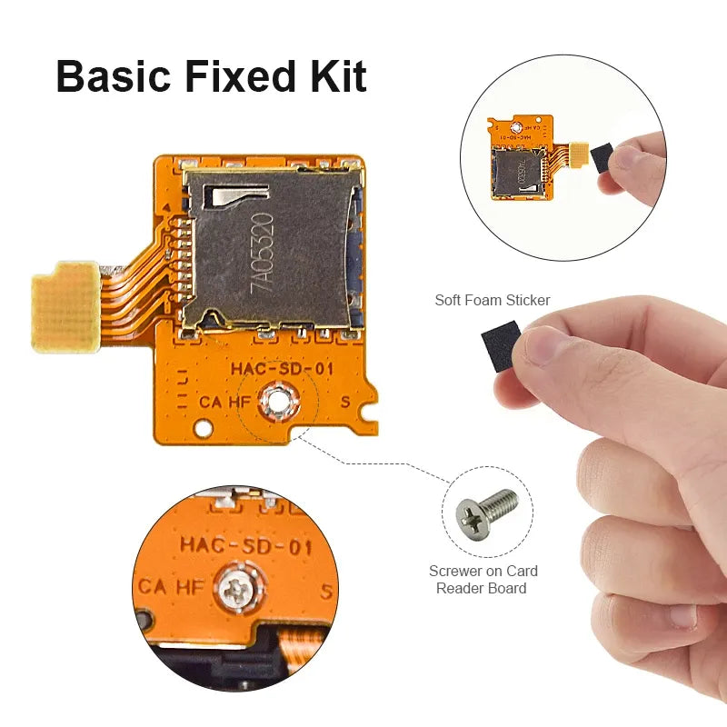 Lector de Tarjetas Micro SD para Nintendo Switch+Herramientas