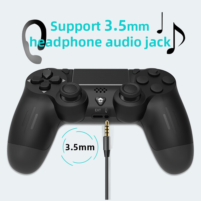 Mando Compatible para Consola Sony PS4-PC-Moviles Inalámbrico Wireless y de Cable