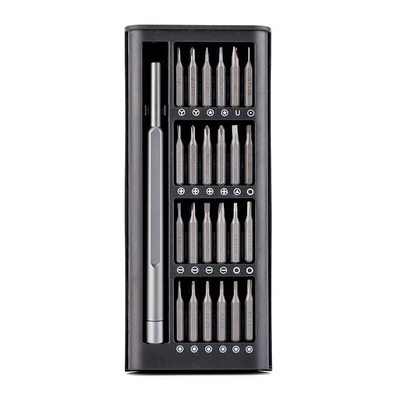 Kit Destornillador Set 25 in 1 Alta Calidad para reparar (Mandos-Consolas-Teléfonos-Ordenadores)