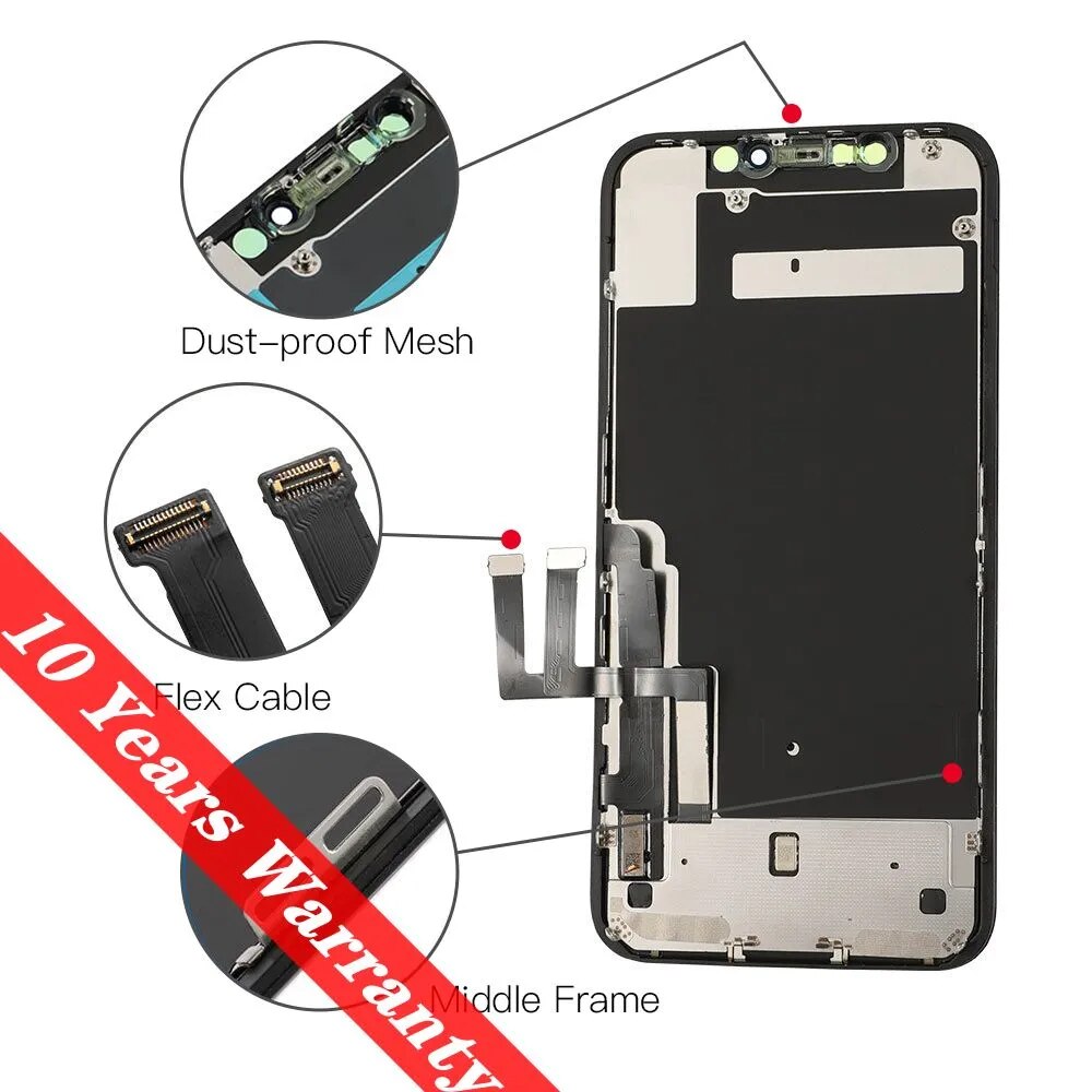 Pantalla Compatible de Alta Calidad para iPhone+Herramientas X XS XR MAX 11 12 13 Pro Max