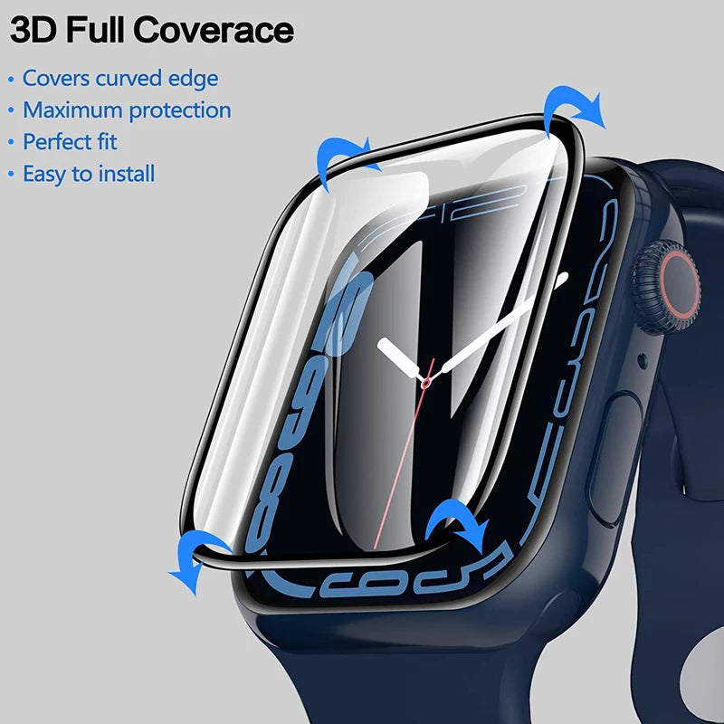 Protector de pantalla con marco para Apple Watch