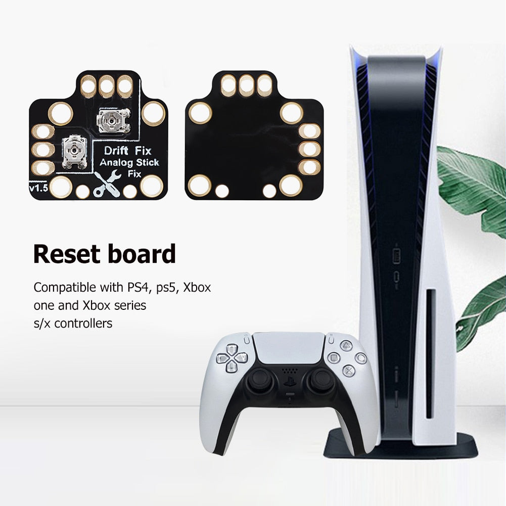 Circuito de Calibración Universal para Eliminar Fallo Drift en Mandos: PS4,PS5,XBOX ONE,ONE ELITE,ONE X,SERIES S/X, Drift Fix Joystick Drift Repair