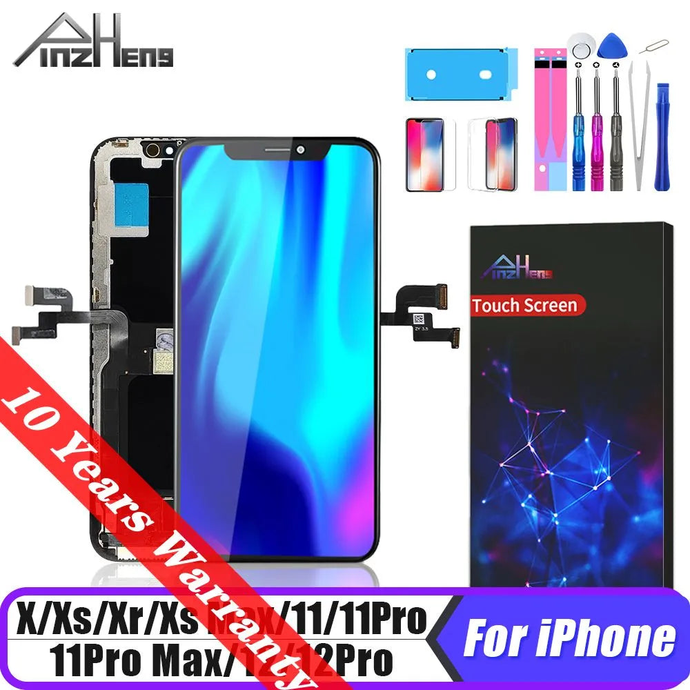 Pantalla Compatible de Alta Calidad para iPhone+Herramientas X XS XR MAX 11 12 13 Pro Max