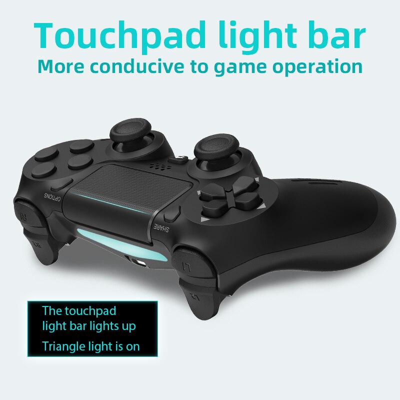 Mando Compatible para Consola Sony PS4-PC-Moviles Inalámbrico Wireless y de Cable