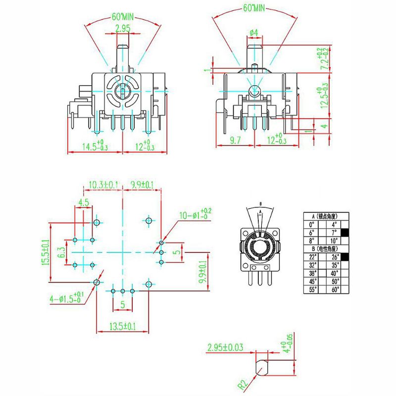 2 Joystick (STICK) Para Mando Xbox 360-PS2-PS3 Para Eliminar Drift 2Pcs