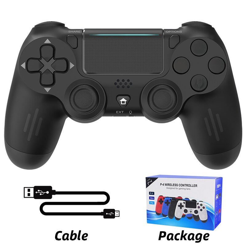 Mando Compatible para Consola Sony PS4-PC-Moviles Inalámbrico Wireless y de Cable