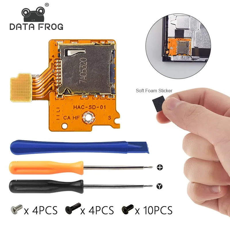 Lector de Tarjetas Micro SD para Nintendo Switch+Herramientas