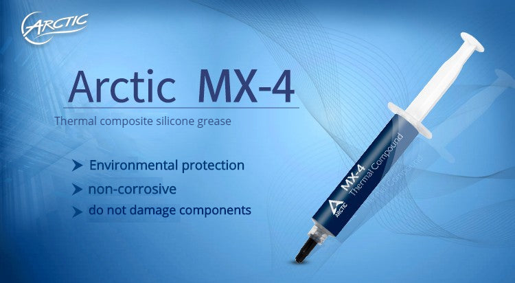 Pasta Térmica 4g ARCTIC MX-4 de Alto Rendimiento (consolas, gráficas, procesadores) Thermal Compound