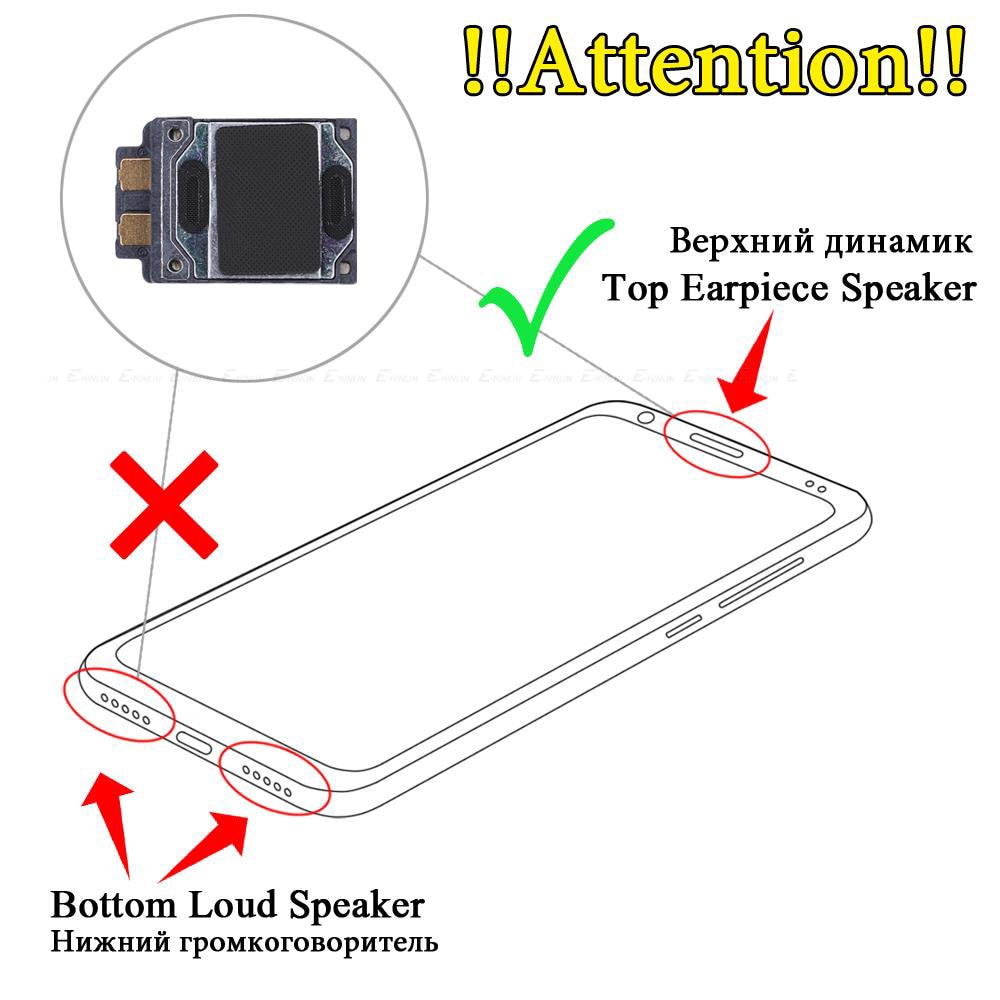 Auricular Frontal Compatible para Teléfono Samsung S10 4G, S10 5G, S10 PLUS y S10E 5pcs