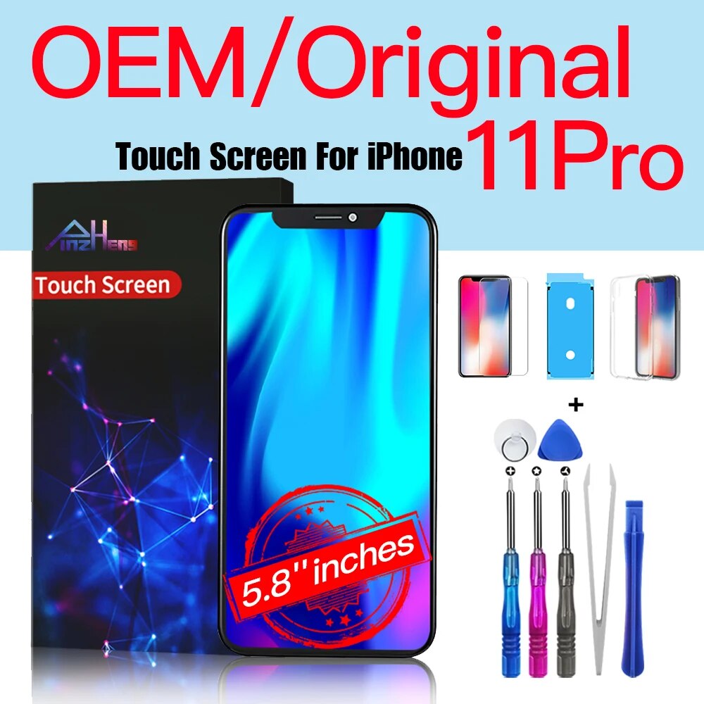 Pantalla Compatible de Alta Calidad para iPhone+Herramientas X XS XR MAX 11 12 13 Pro Max