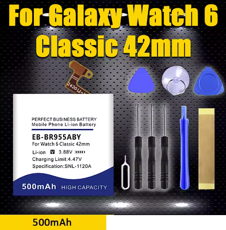 Baterías de Alta Capacidad para Relojes Galaxy Watch (con Herramientas)
