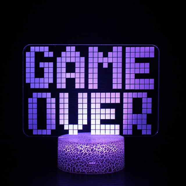 Lampara Gaming de Escritorio 3D LED RGB con estilo PLAYSTATION PC