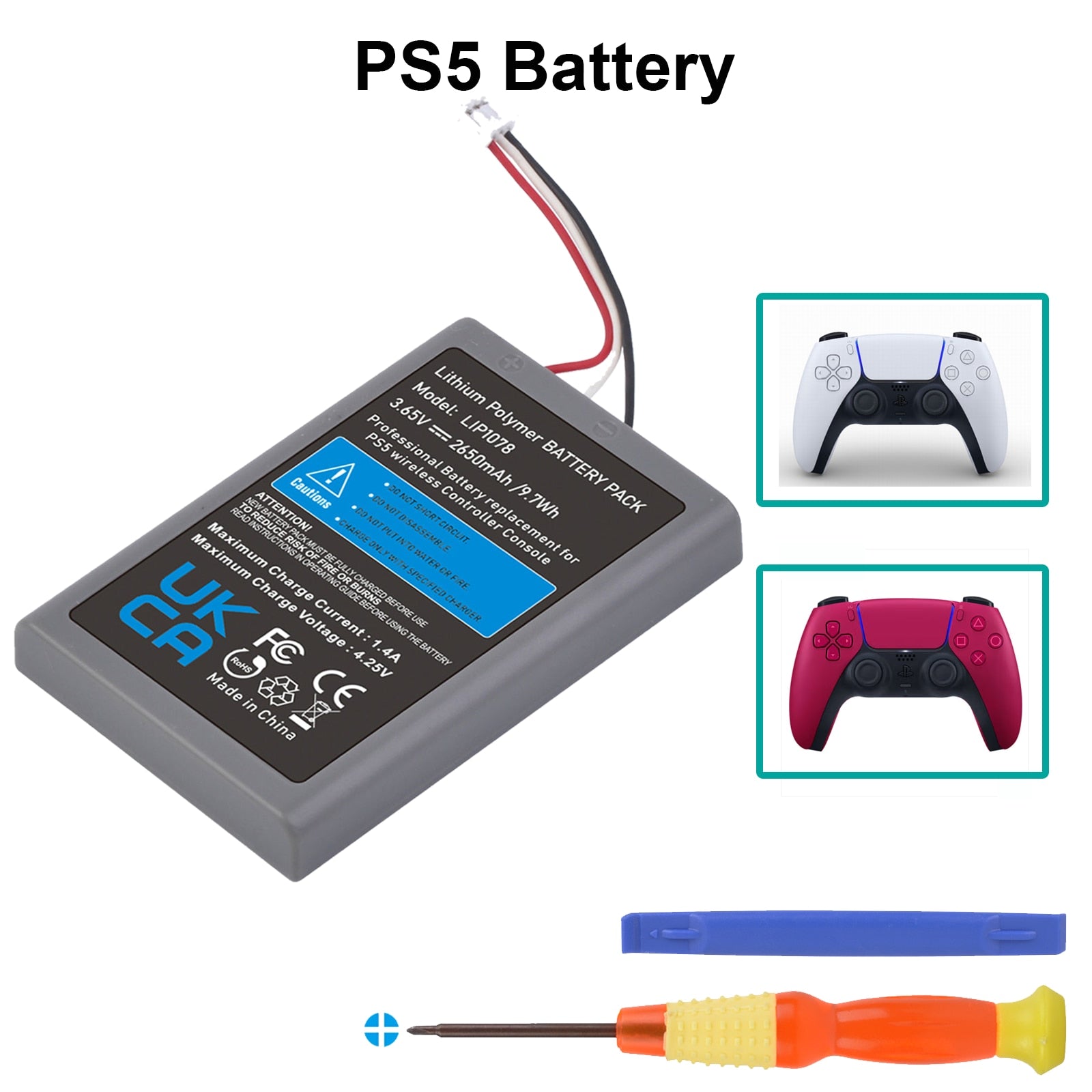 Batería para Mando PS5 Dualsense CFI-ZCT1W CFI-ZCT1J (Compatible) –  maiktechnologystore