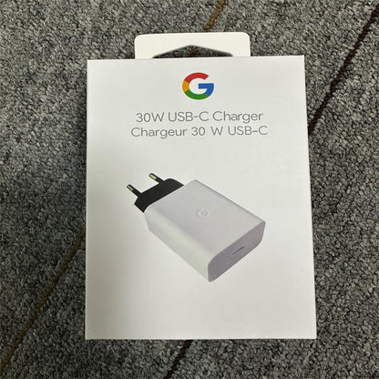 Cargador 30W para Google Pixel 6 y 7 Carga Super Rápida