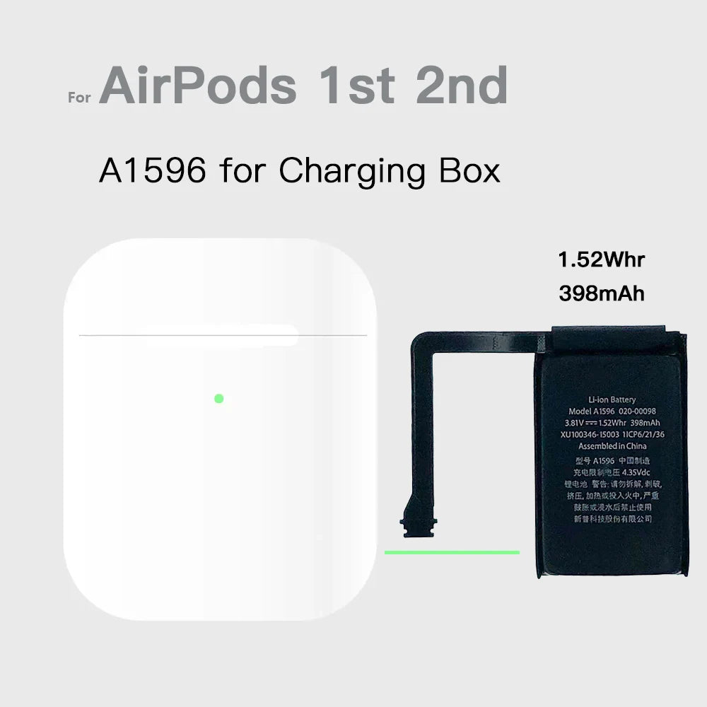 Recambio de Batería para Airpods 1-2 con Pegamento T-7000