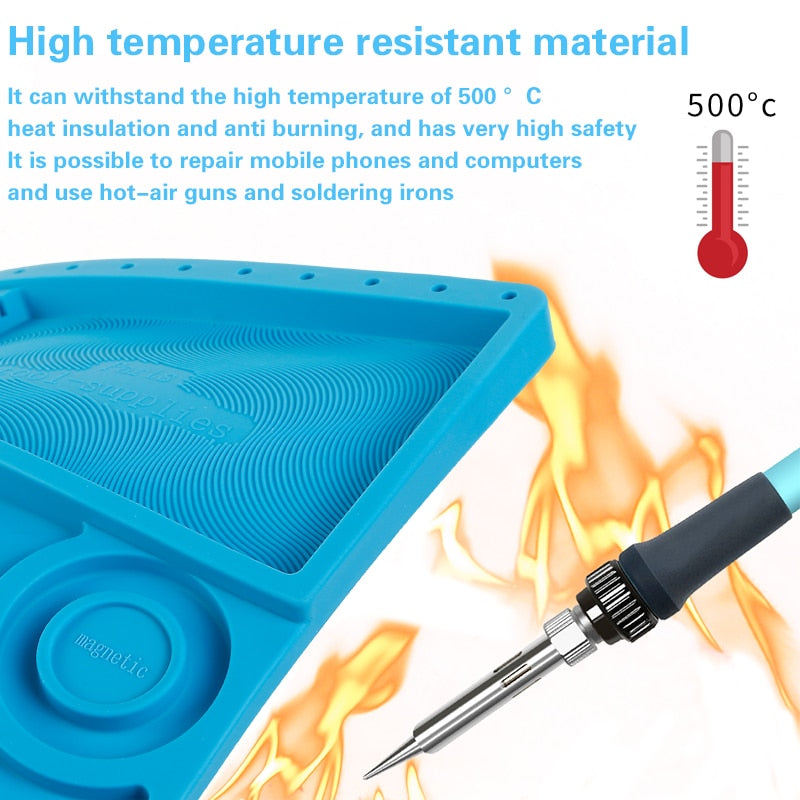 Mesa Goma para Trabajos de Electrónica y soldadura Antiestática ESD Soldering