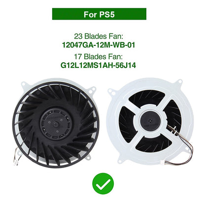 Ventilador(FAN) Interno para Consola PS5 de 17 y 23 Aspas